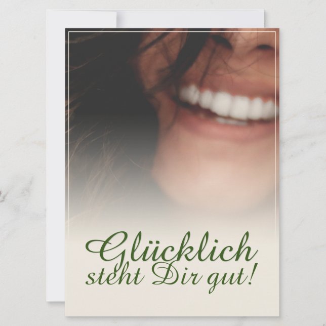 Glücklich steht Dir gut! (Front)