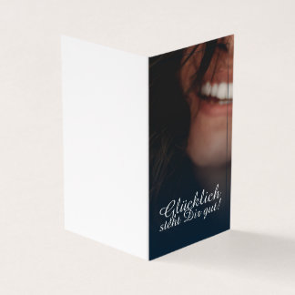 Glücklich steht Dir gut! - Blau