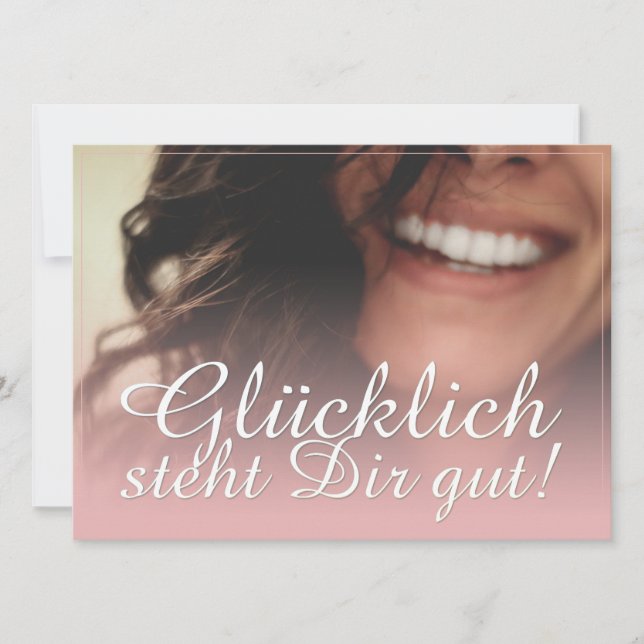 Glücklich steht Dir gut! - Rosé (Front)