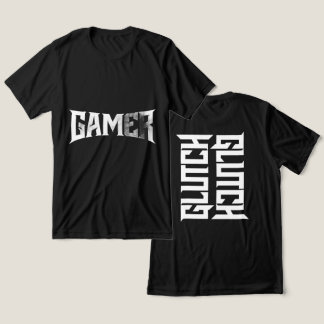 GLUTCH – Sharp Competitive Gaming Typography Shirt