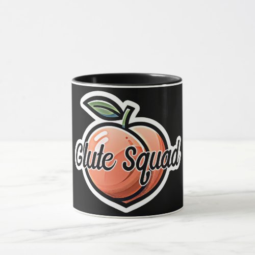 Glute Squad Peach Fitness Workout Mug