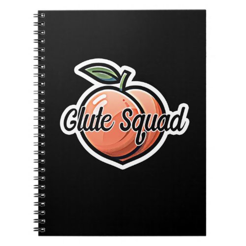 Glute Squad Peach Fitness Workout Notebook
