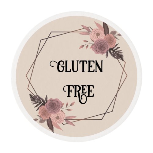 Gluten Free allergen tag frosting sheet 