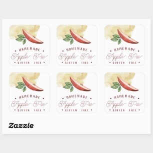 Gluten-Free Apple Pie Labels