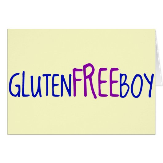 Gluten Free Boy (Front Horizontal)
