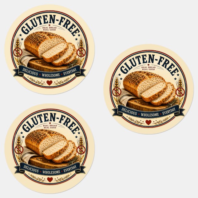 Gluten Free Bread Labels (Group)