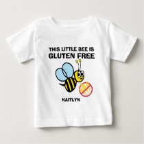 Gluten Free Bumble Bee Celiac Alert Shirt