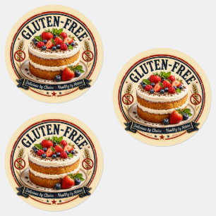 Gluten Free cake Labels