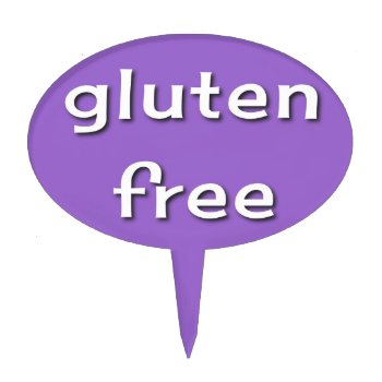Gluten Free Cake Pick by KitchenShoppe at Zazzle