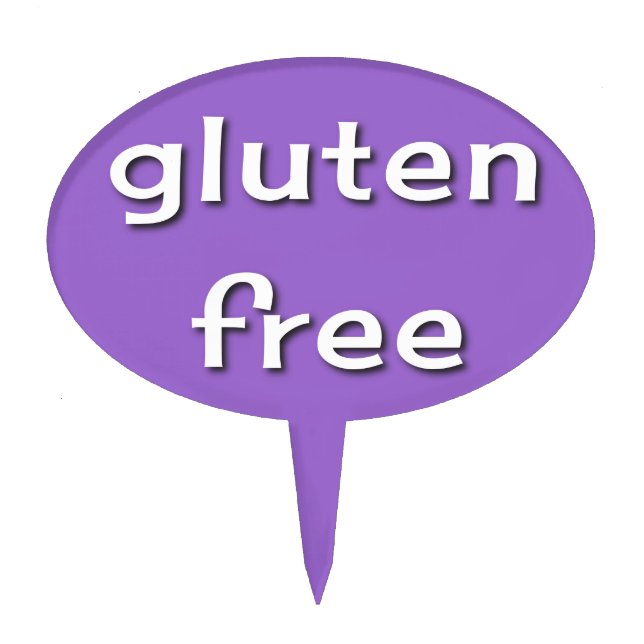 Gluten Free Cake Pick (Front)