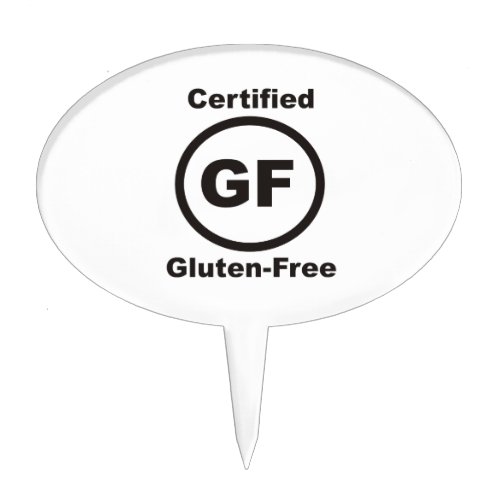 Gluten Free Certified Cake Topper