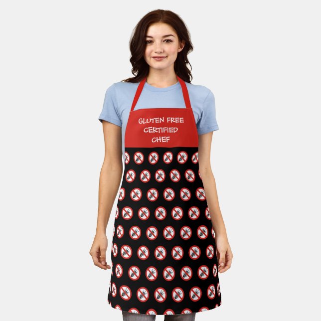 Gluten Free Certified Chef Apron (Worn)