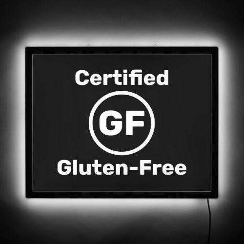 Gluten Free Certified LED Sign