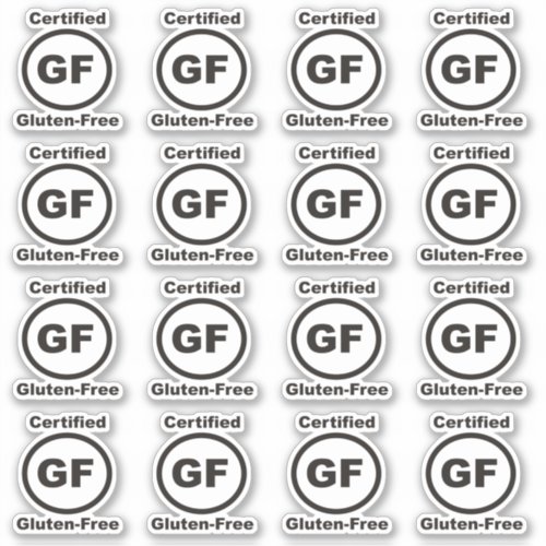 Gluten Free Certified Sticker