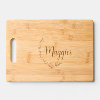 Gluten-free Cooking Custom Name Personalized Engraved Cutting Board