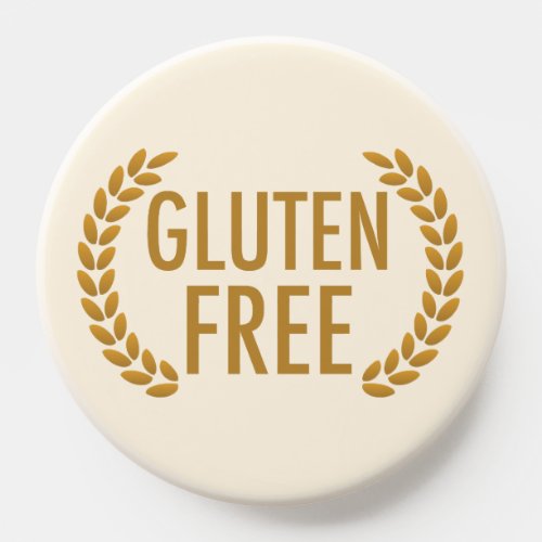 Gluten Free Food Allergy Celiac Disease Awareness PopSocket