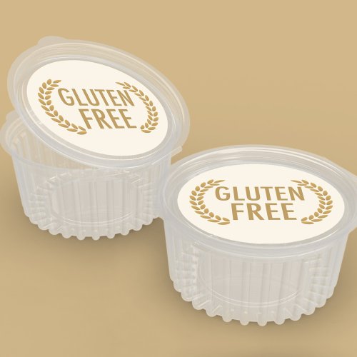 Gluten Free Food Allergy Warning Classic Round Sticker