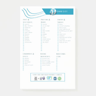 Gluten Free Food List | Grocery List Notepad