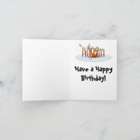 Gluten-Free Funny Birthday Card