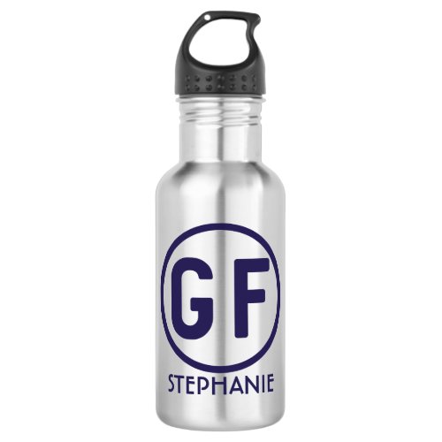 Gluten Free GF Personalized Water Bottle