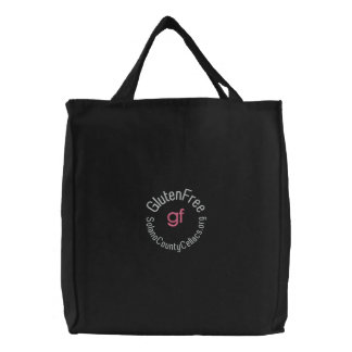 Gluten Free (GF) SolanoCountyCeliacs.org Embroidered Tote Bag