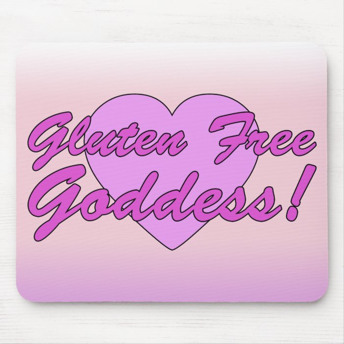 Gluten Free Goddess Gluten Allergy Celiac Mouse Pads