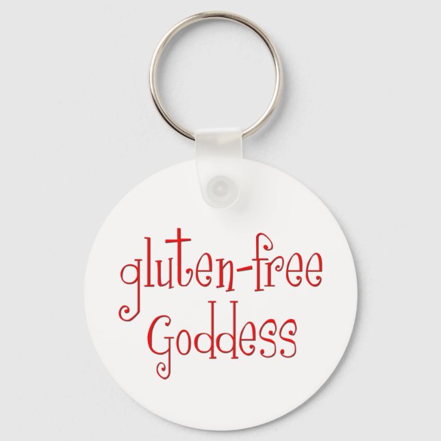 Gluten Free Goddess Keychain (Front)