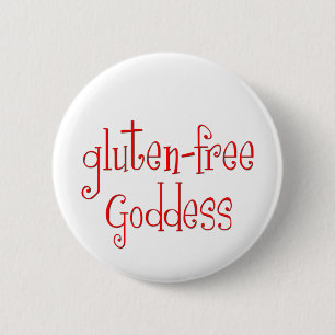 Gluten Free Goddess Pinback Button