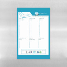 Gluten Free Grocery List on Dry Erase Magnet Sheet