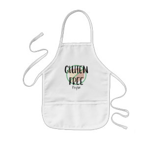 Gluten Free Kids Personalized No Gluten Symbol Kids' Apron