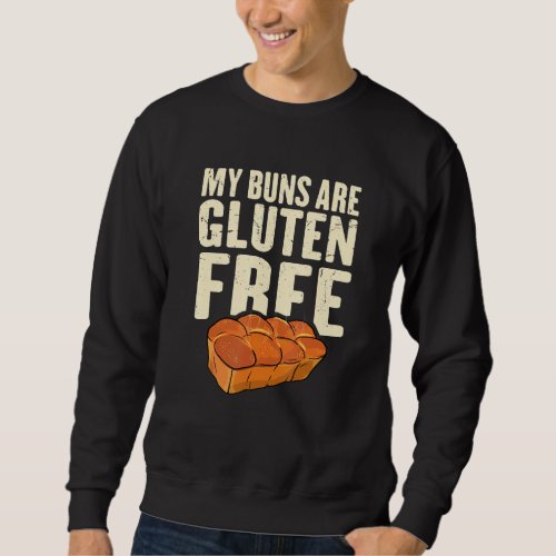 Gluten Free Lifestyle Bread Celiac Disease Awarene Sweatshirt