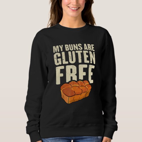 Gluten Free Lifestyle Bread Celiac Disease Awarene Sweatshirt