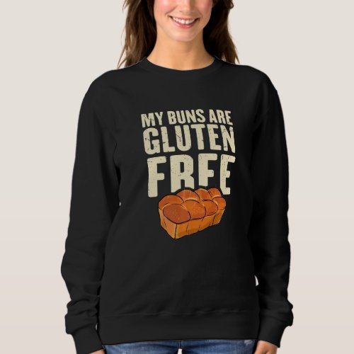 Gluten Free Lifestyle Bread Celiac Disease Awarene Sweatshirt