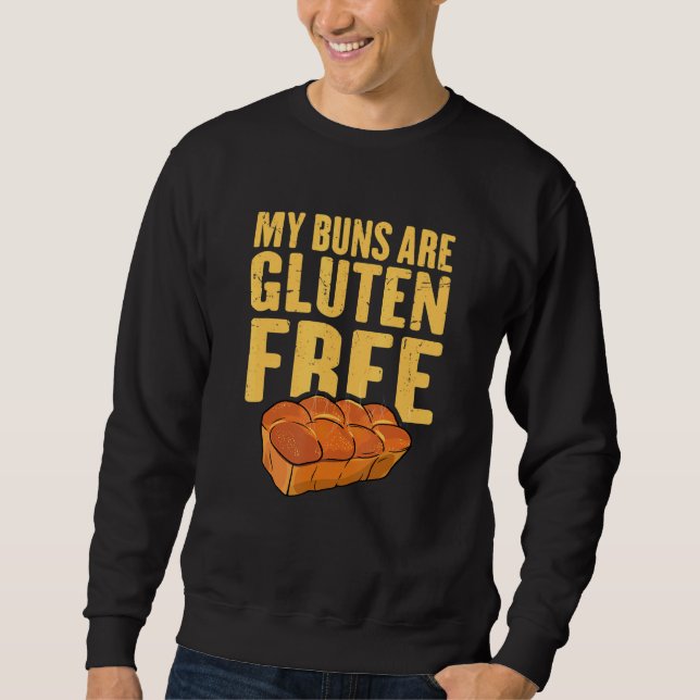 Gluten Free Lifestyle Bread Celiac Disease Awarene Sweatshirt (Front)
