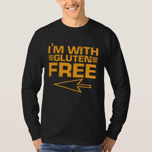Gluten Free Lifestyle Wheat Celiac Disease Awarene T-Shirt (Front)