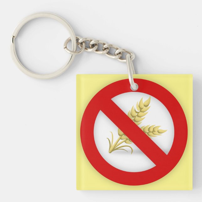 Gluten Free & Lovin' It Keychain (Front)