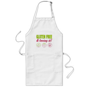 Gluten Free & Loving it! Gluten Allergy Celiac Long Apron