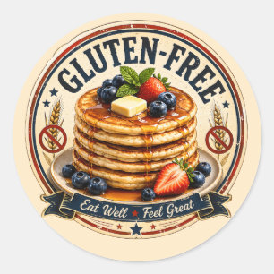 Gluten Free pancake labels