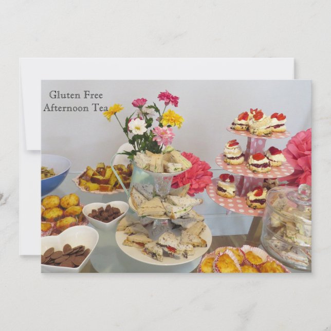 Gluten Free Party Invitation (Front)