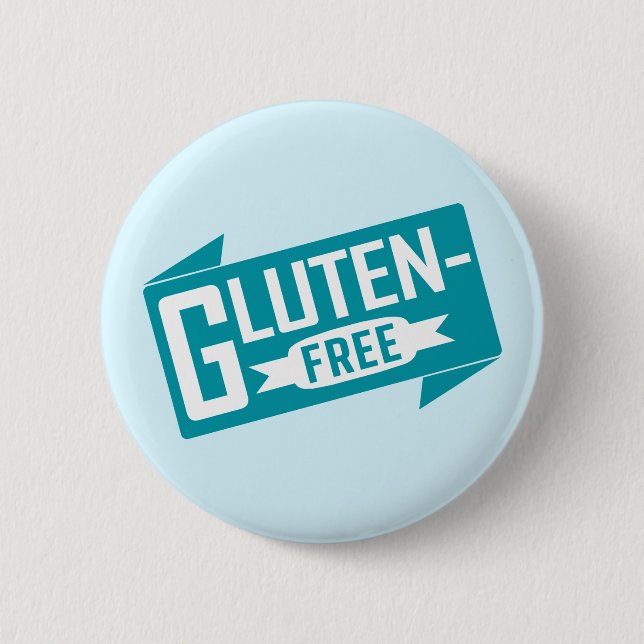 Gluten Free Pinback Button (Front)