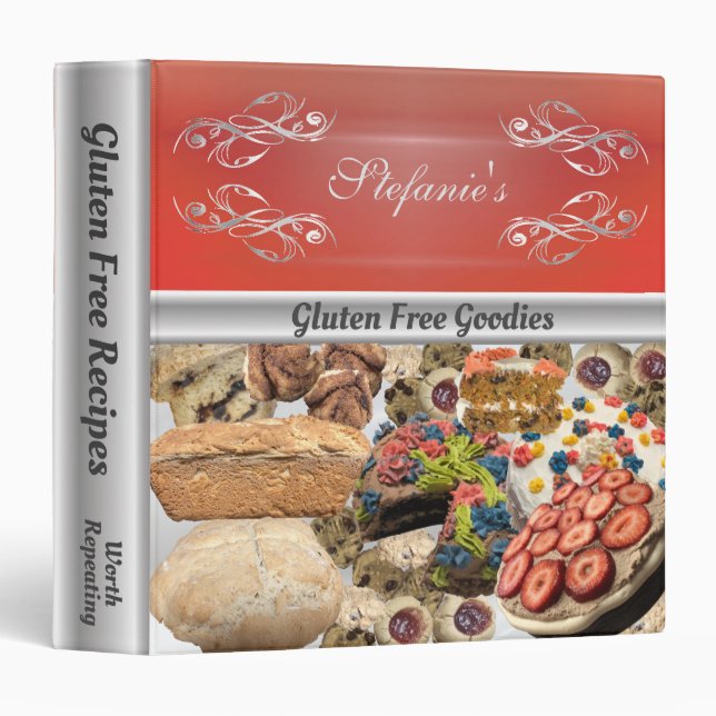 Gluten Free Recipe Binder (Front/Spine)