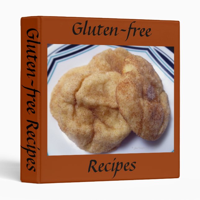 Gluten-free Recipes Binder (Front/Spine)