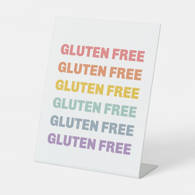 Gluten Free Sign (Front)