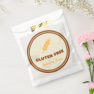 Gluten Free Simple Personalized Favor Bag