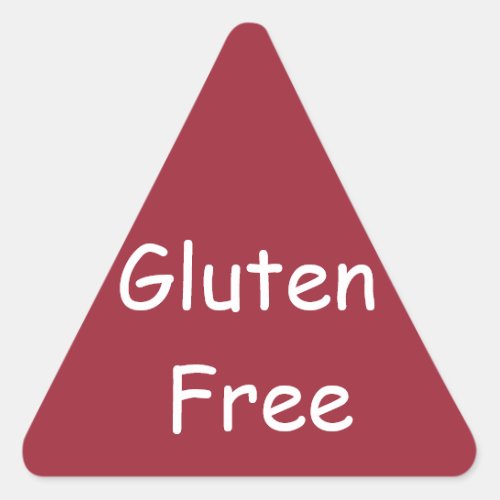 Gluten Free Sticker Labels