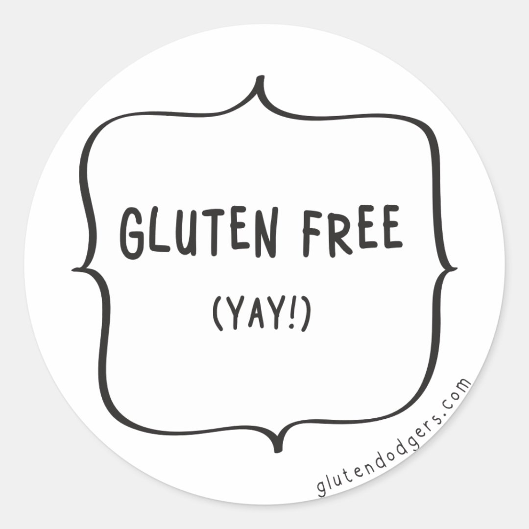 Gluten Free Stickers | Zazzle