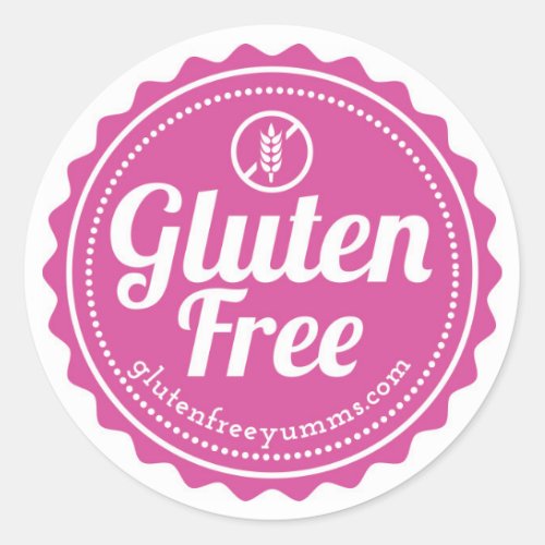 Gluten_Free Stickers  Gluten Free with Icon