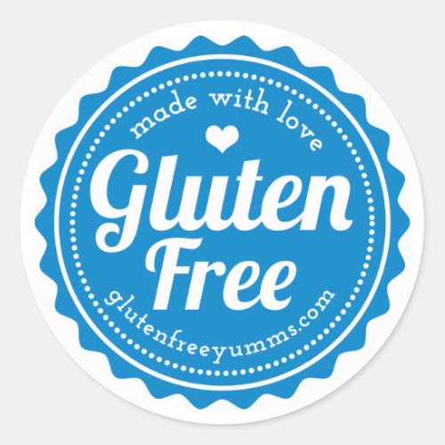 Gluten_Free Stickers  Made with Love