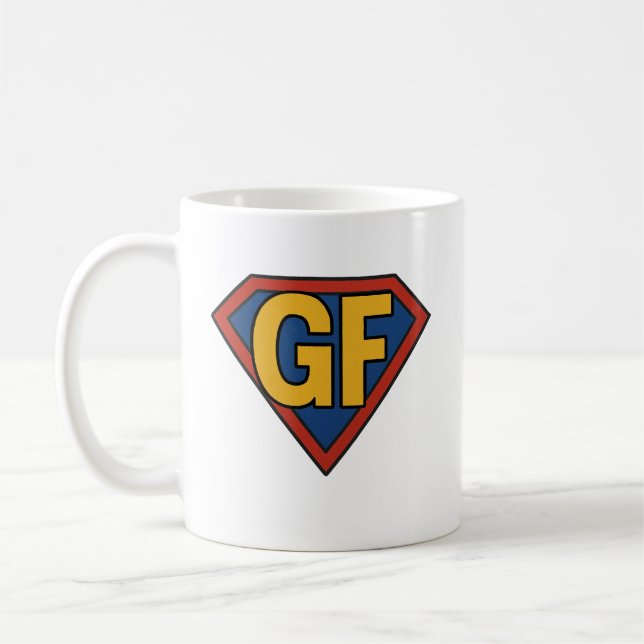 Gluten Free superhero Coffee Mug (Left)