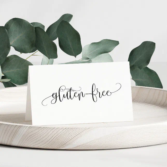 Gluten Free Table Tent